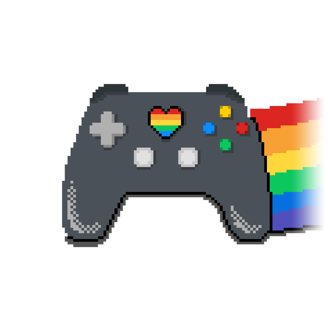Gamepad com bandeira